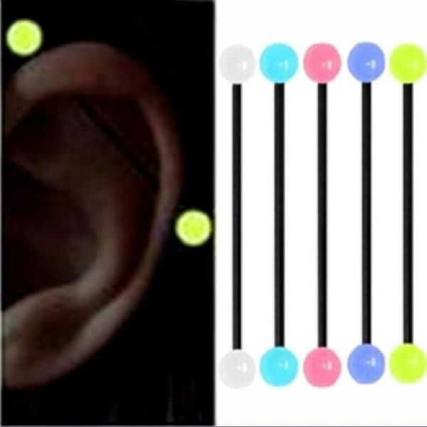 5pcs/set glow in the dark acrylic industrial plugs bar scaffold ear barbell ring piercing earring body jewelry, Silver
5pcs/set glow in the dark acrylic industrial plugs bar scaffold ear barbell ring piercing earring body jewelry, Silver