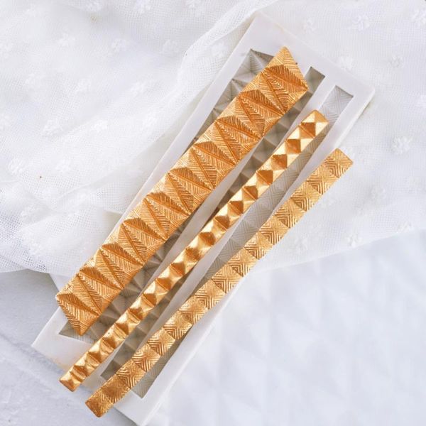 cake tools geometrical decor silicone mold fondant mould decorating chocolate gumpaste mold, sugarcraft, kitchen accessories
cake tools geometrical decor silicone mold fondant mould decorating chocolate gumpaste mold, sugarcraft, kitchen accessories