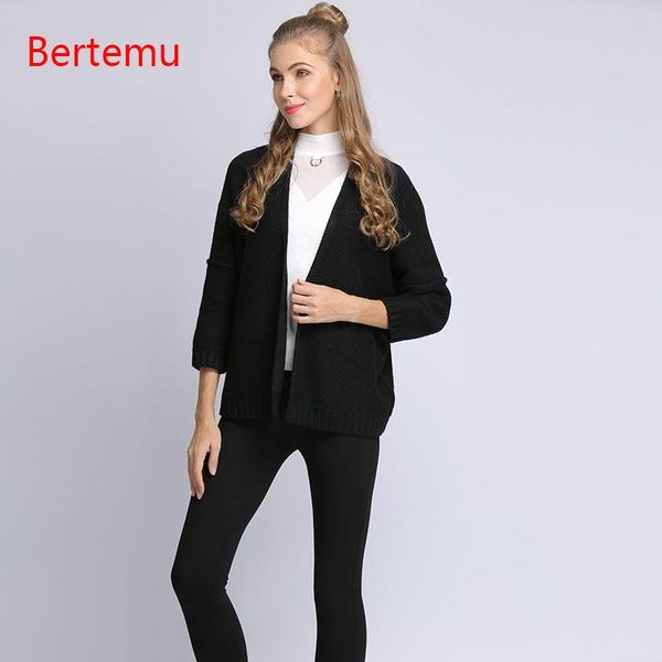 women's sweaters short cardigan women black casual knitted outerwear solid open stitch sweater coat autumn winter jacket, White;black
women's sweaters short cardigan women black casual knitted outerwear solid open stitch sweater coat autumn winter jacket, White;black