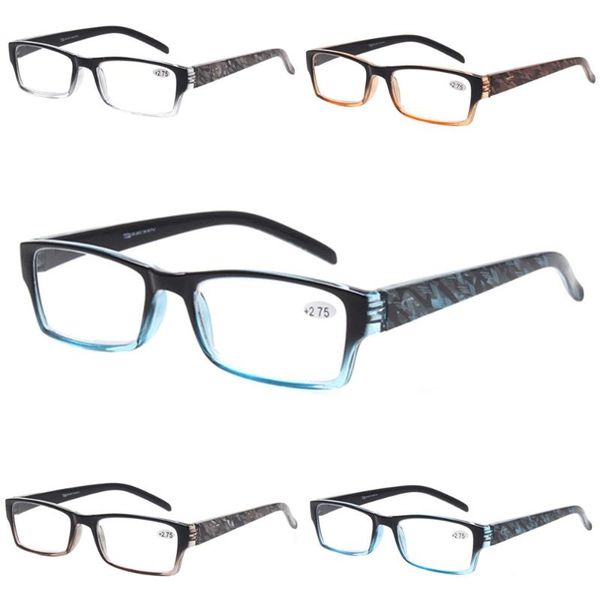 sunglasses reading glasses 4 pairs of fashionable reader with spring hinges for men and women, White;black
sunglasses reading glasses 4 pairs of fashionable reader with spring hinges for men and women, White;black