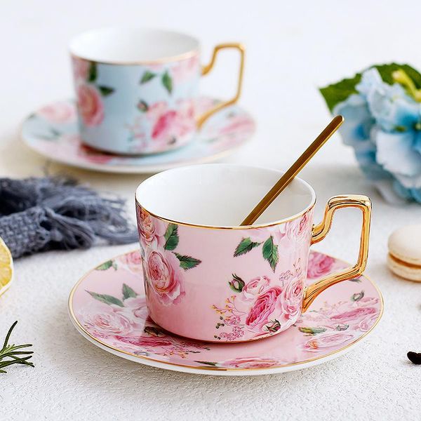 cups & saucers fashion gold rim rose pattern ceramic coffee cup household saucer set simple afternoon tea mug water with spoon
cups & saucers fashion gold rim rose pattern ceramic coffee cup household saucer set simple afternoon tea mug water with spoon