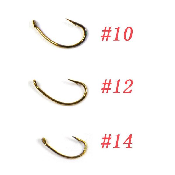 fishing hooks 500pcs gold color sharp hook nymph bug shrimp pupae larvae caddis tying fish #10 #12 #14
fishing hooks 500pcs gold color sharp hook nymph bug shrimp pupae larvae caddis tying fish #10 #12 #14