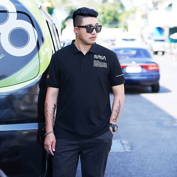 summer stylish loose wear short-sleeved polo shirt mens loose large size t-shirt plus-sized fat mens plus-sized, White;black
summer stylish loose wear short-sleeved polo shirt mens loose large size t-shirt plus-sized fat mens plus-sized, White;black
