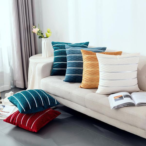 luxury cushion cover sofa decorative stripe pillows cover plush pillow case for living room car decoration 45*45cm home decor
luxury cushion cover sofa decorative stripe pillows cover plush pillow case for living room car decoration 45*45cm home decor