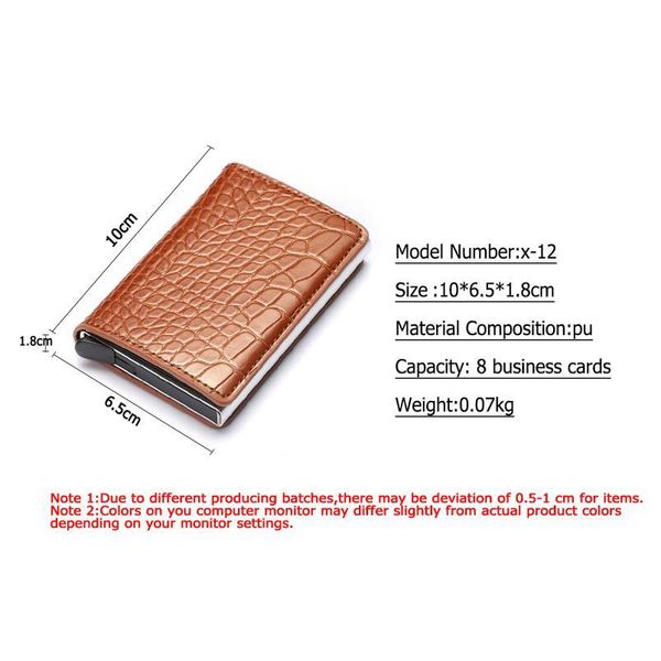 bycobecy cardholder pocker rfid wallet bank id credit card holder wallet leather passes aluminum business card case p qylgfk
bycobecy cardholder pocker rfid wallet bank id credit card holder wallet leather passes aluminum business card case p qylgfk