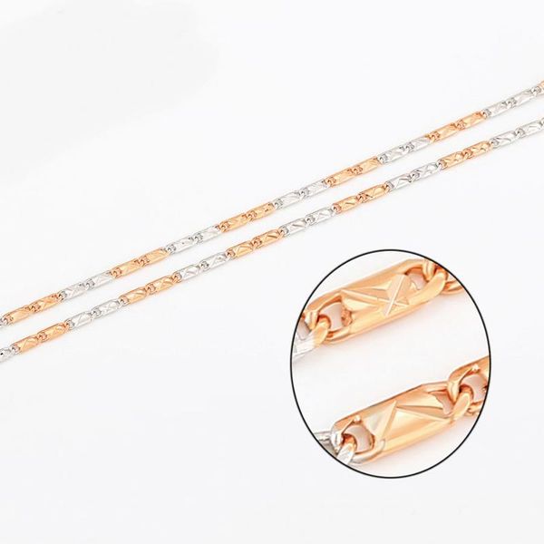 chains xp jewelry --( 46 cm x 2 mm ) 18 inch 585 rose gold mix white flat square chain necklaces for women men fashion, Silver
chains xp jewelry --( 46 cm x 2 mm ) 18 inch 585 rose gold mix white flat square chain necklaces for women men fashion, Silver