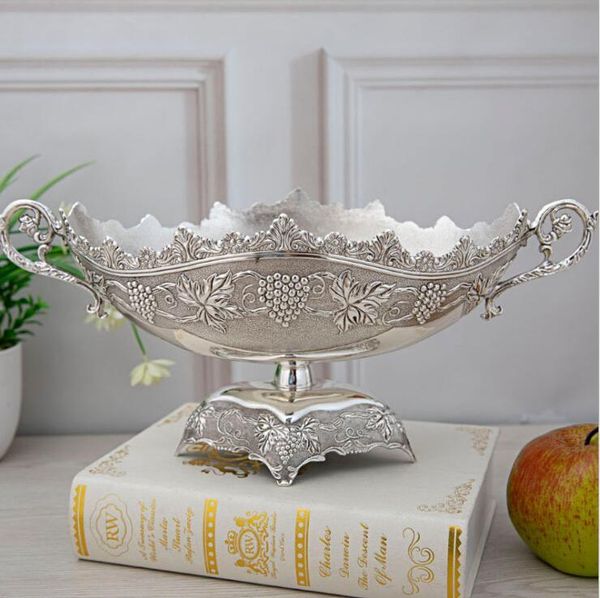 dishes & plates europe creative zinc alloy silver fruit plate bowls metal fruitschaal dry tray for table decoration
dishes & plates europe creative zinc alloy silver fruit plate bowls metal fruitschaal dry tray for table decoration