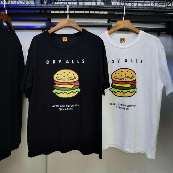 men's t-shirts human made summer cylindrical bamboo cotton campus wear hamburger men and women couples short sleeve trendy t-shirt, White;black
men's t-shirts human made summer cylindrical bamboo cotton campus wear hamburger men and women couples short sleeve trendy t-shirt, White;black