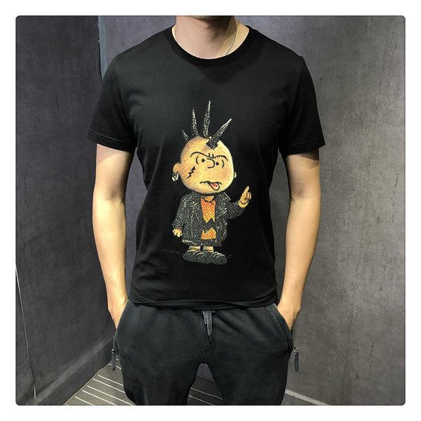 men's t-shirts male shirt 100% standard cotton printed short sleeve fashion fkxz, White;black
men's t-shirts male shirt 100% standard cotton printed short sleeve fashion fkxz, White;black