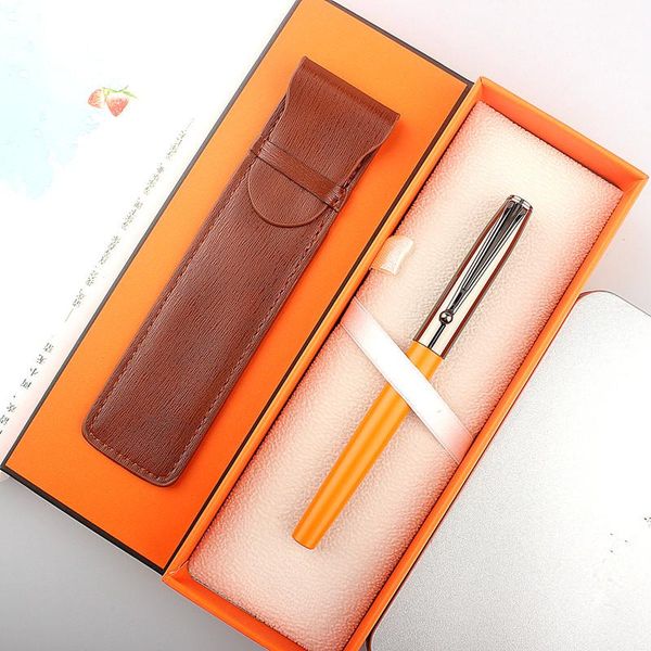 fountain pens luxury metallic gray plating pen standard type ink writing office school stationery supplies
fountain pens luxury metallic gray plating pen standard type ink writing office school stationery supplies