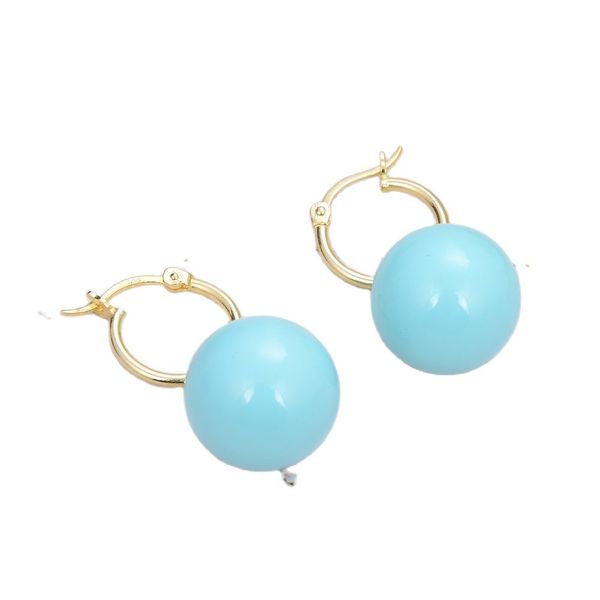 guaiguai jewelry natural 16mm blue south sea shell pearl gold color plated hook dangle earrings handmade for women real gems stone lady fash, Silver 
guaiguai jewelry natural 16mm blue south sea shell pearl gold color plated hook dangle earrings handmade for women real gems stone lady fash, Silver