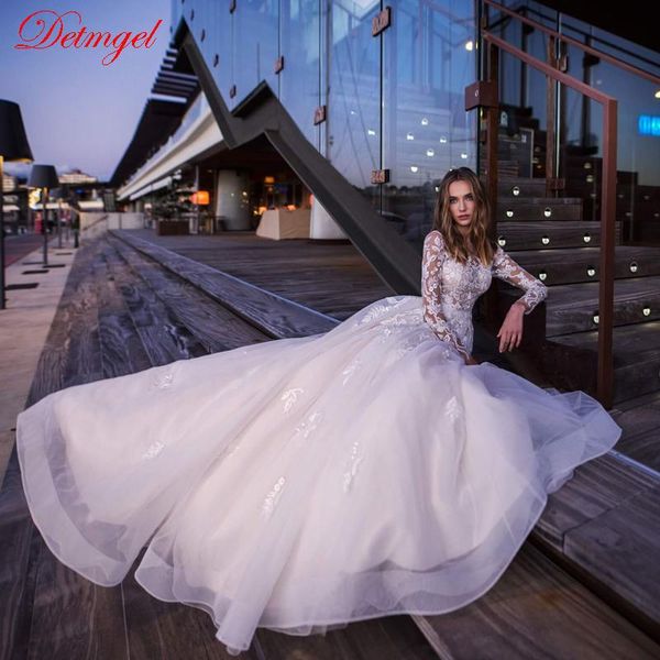 other wedding dresses detmgel luxuriou scoop neck a line handmade white dress lace appliques long sleeve court train for women 2021
other wedding dresses detmgel luxuriou scoop neck a line handmade white dress lace appliques long sleeve court train for women 2021