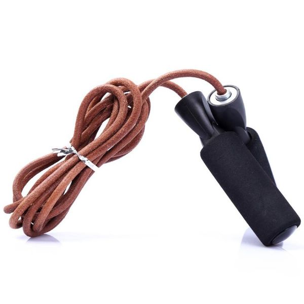 jump ropes cowhide leather rope bearing speed sponge handle adjustable skipping professional fitness
jump ropes cowhide leather rope bearing speed sponge handle adjustable skipping professional fitness