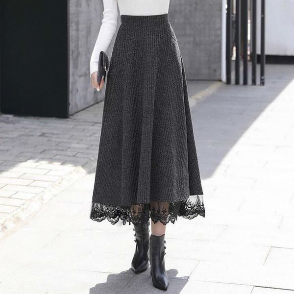 korean autumn women's knitted skirts high waist elastic hip sack skirt female lace seam y234 hxek, Black
korean autumn women's knitted skirts high waist elastic hip sack skirt female lace seam y234 hxek, Black