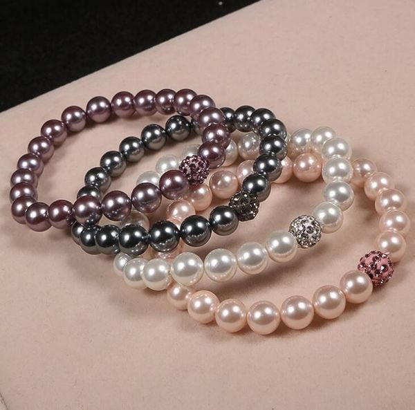 cuff xueyun bracelet+++natural shell ball hand string simple color bracelet women's drill, White
cuff xueyun bracelet+++natural shell ball hand string simple color bracelet women's drill, White