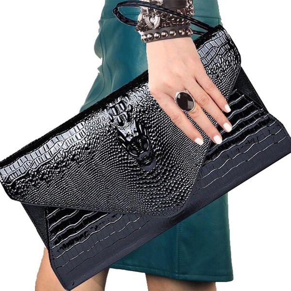 clutch bags european and american female bag luxury crocodile pattern pu leather messenger ladies handbag shoulder
clutch bags european and american female bag luxury crocodile pattern pu leather messenger ladies handbag shoulder