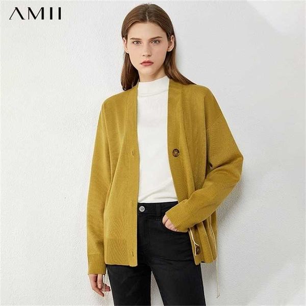 amii minimalism autumn winter cardigans for women fashion solid vneck single-breasted female cardigan women's sweater 12040564 201221, White;black
amii minimalism autumn winter cardigans for women fashion solid vneck single-breasted female cardigan women's sweater 12040564 201221, White;black
