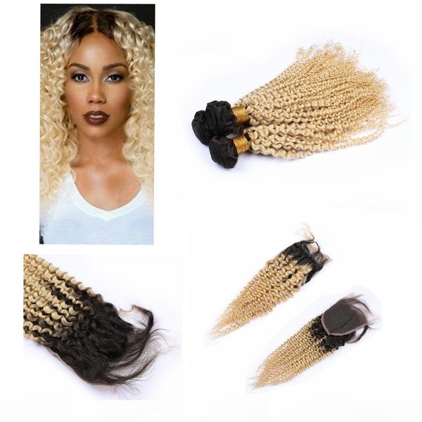 ombre bundle brazilian hair with closure 4" * 4" dark root deep wave #1b #613 ombre brazilian sew in extensions, Black;brown
ombre bundle brazilian hair with closure 4" * 4" dark root deep wave #1b #613 ombre brazilian sew in extensions, Black;brown