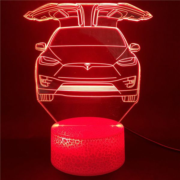3d tesla model 3 creative led nightlight illusion bedroom lamp 7-colors change for bedroom with crack base
3d tesla model 3 creative led nightlight illusion bedroom lamp 7-colors change for bedroom with crack base