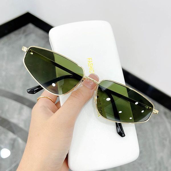 sunglasses 2021 classic brand design woman fashion metal cat eye sun glasses men vintage polygon frame uv400, White;black
sunglasses 2021 classic brand design woman fashion metal cat eye sun glasses men vintage polygon frame uv400, White;black