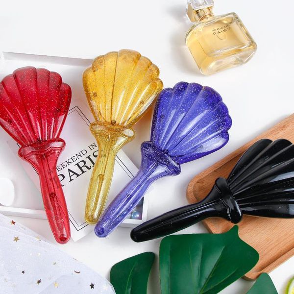 hair brushes cartoon cute massage comb color styling shell salon anti-static barber accessories, Silver
hair brushes cartoon cute massage comb color styling shell salon anti-static barber accessories, Silver