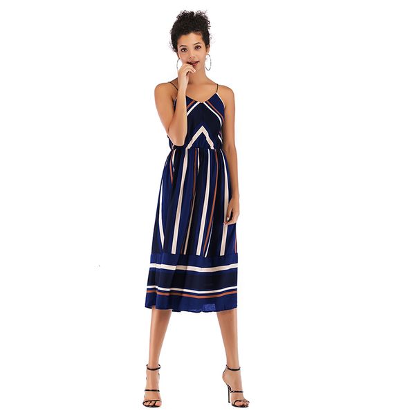 2021 strap striped chiffon women v-neck sleeveless midi es female summer beach rznp, Black;gray
2021 strap striped chiffon women v-neck sleeveless midi es female summer beach rznp, Black;gray