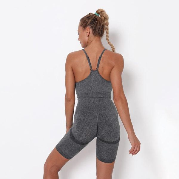 2 piece workout clothes women's summer suit gym set seamless high waist shorts summer shorts fitness set active wear gym, Gray
2 piece workout clothes women's summer suit gym set seamless high waist shorts summer shorts fitness set active wear gym, Gray