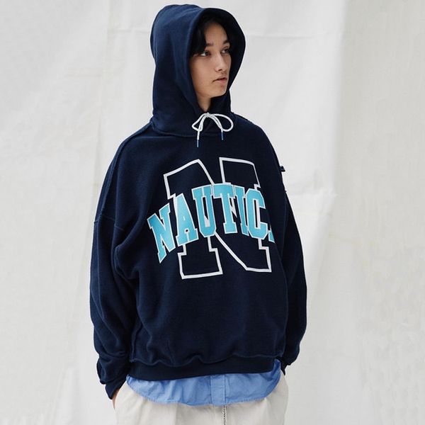 ah. h hasegawa supervised loose casual double-sided letter printed city boy hoodie, Black
ah. h hasegawa supervised loose casual double-sided letter printed city boy hoodie, Black