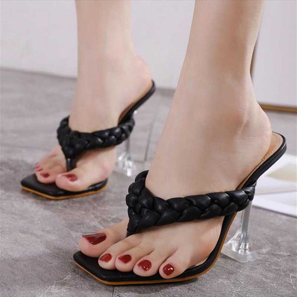 sandals great quality braiding clip toe high heeled slipper for ladies fashion summer women crystal heel shoes, Black
sandals great quality braiding clip toe high heeled slipper for ladies fashion summer women crystal heel shoes, Black