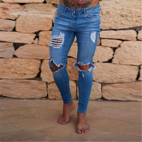 low waist hole mens jeans fashion trend slim washed zipper pencil deinm pants clothing male spring new skinny casual mens trousers, Blue
low waist hole mens jeans fashion trend slim washed zipper pencil deinm pants clothing male spring new skinny casual mens trousers, Blue