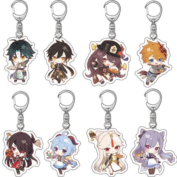 keychains anime keychain genshin impact dining room venti hutao zhongli diluc xiao man key chain for women accessories ring gifts, Silver
keychains anime keychain genshin impact dining room venti hutao zhongli diluc xiao man key chain for women accessories ring gifts, Silver