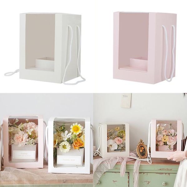 gift wrap portable flower clear window packing boxes folding pvc box transparent preserved bouquet packaging
gift wrap portable flower clear window packing boxes folding pvc box transparent preserved bouquet packaging