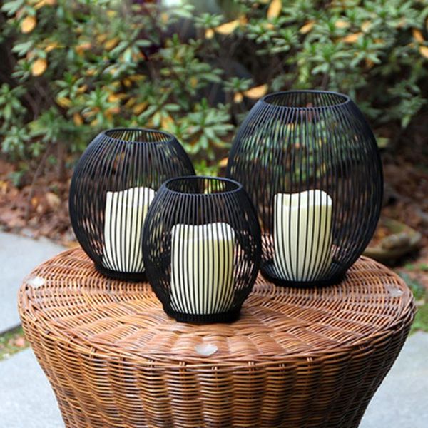 candle holders 3pcs iron candlestick holder with led lights black metal hollow bird cage lantern romantic home decoration ornaments
candle holders 3pcs iron candlestick holder with led lights black metal hollow bird cage lantern romantic home decoration ornaments