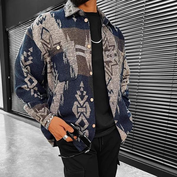 men's casual shirts vintage pattern men turn-down collar jacket autumn winter printed buttoned coats 2022 loose outerwear streetwear, White;black
men's casual shirts vintage pattern men turn-down collar jacket autumn winter printed buttoned coats 2022 loose outerwear streetwear, White;black