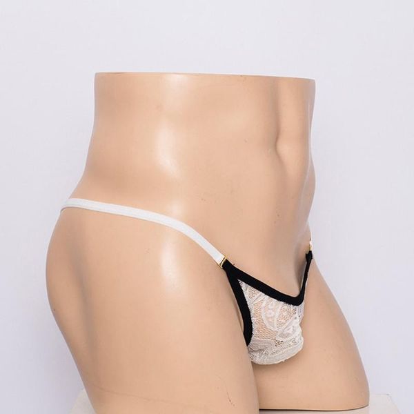 underpants men bikini thong swimwear ultra-thin lace mesh briefs gay panties bulge pouch g-string underwear, Black;white
underpants men bikini thong swimwear ultra-thin lace mesh briefs gay panties bulge pouch g-string underwear, Black;white