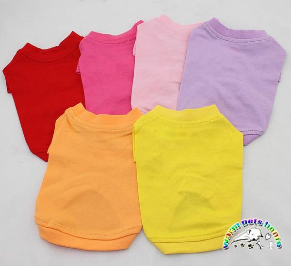 dog apparel blank pet clothes t-shirts 13 colors cotton summer sweatshirt wholesale
dog apparel blank pet clothes t-shirts 13 colors cotton summer sweatshirt wholesale