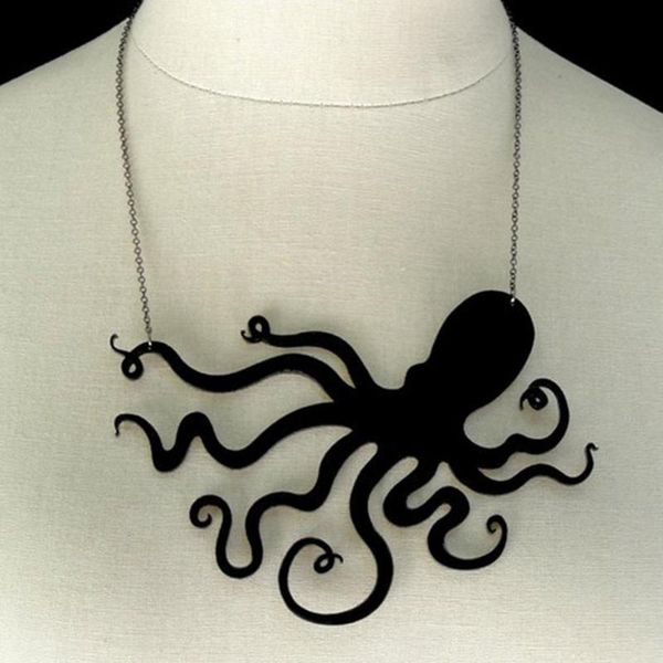 pendant necklaces creative black ocs necklace exaggeration style trendy neck clavicle chain decorative jewelry gift, Silver
pendant necklaces creative black ocs necklace exaggeration style trendy neck clavicle chain decorative jewelry gift, Silver
