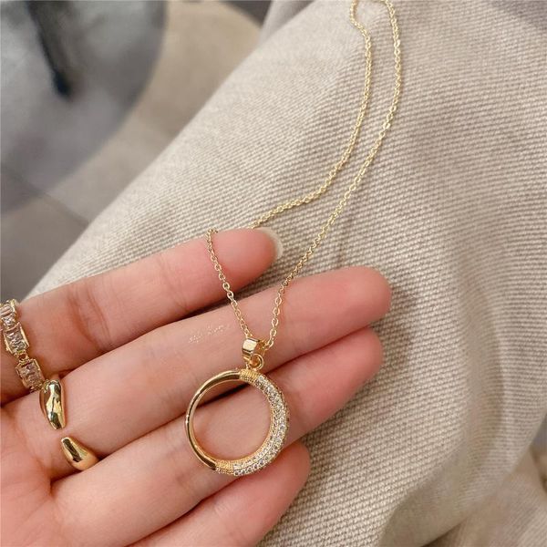 pendant necklaces korean version of ins wind circle clavicle chain necklace fashion simple romantic geometric party jewelry, Silver
pendant necklaces korean version of ins wind circle clavicle chain necklace fashion simple romantic geometric party jewelry, Silver