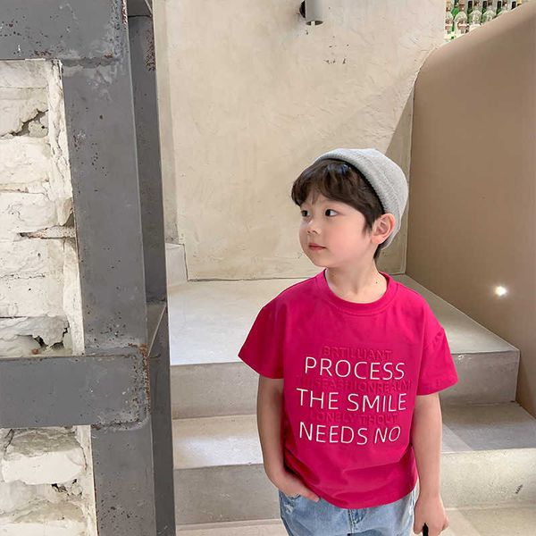boys letter loose short sleeve t shirts summer cotton kids laser stereoscopic printing casual 210615, Blue
boys letter loose short sleeve t shirts summer cotton kids laser stereoscopic printing casual 210615, Blue
