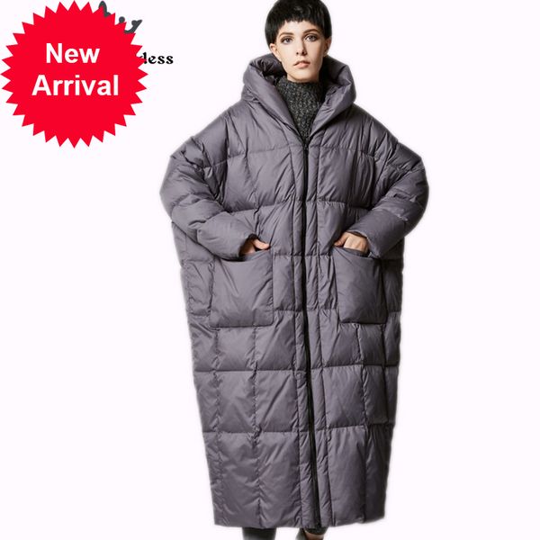 new fashion winter 2021 women casual loose cocoon thick long hooded duck down jacket warm outwear plus size 7xl coat, Black
new fashion winter 2021 women casual loose cocoon thick long hooded duck down jacket warm outwear plus size 7xl coat, Black