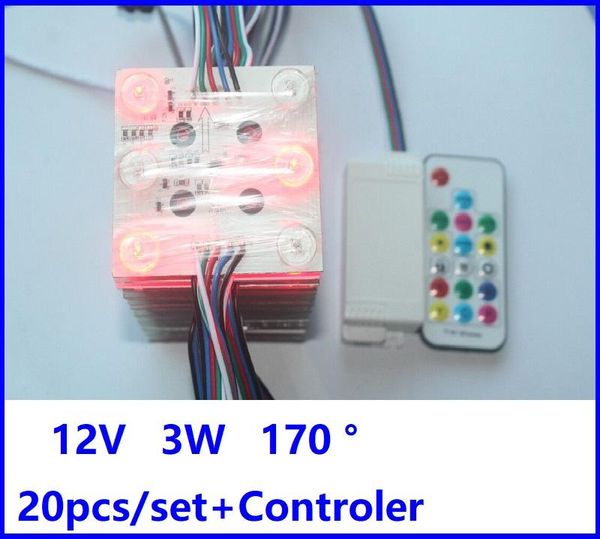 12v pixel led module light 70mm(l)*70mm(w)*8mm(h) smd 3030 6 led 3w ip65 (20 modules + 1 driver / set) waterproof
12v pixel led module light 70mm(l)*70mm(w)*8mm(h) smd 3030 6 led 3w ip65 (20 modules + 1 driver / set) waterproof