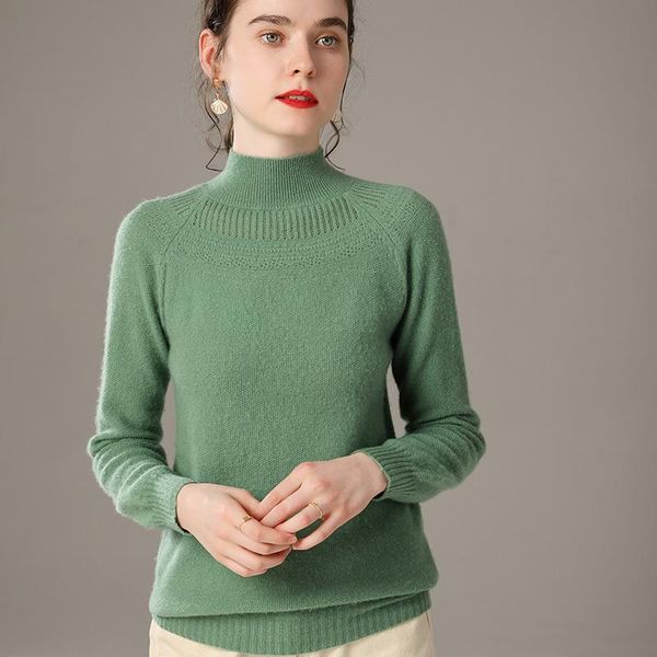 women's sweaters lhzsyy cashmere sweater half high neck short 2021 autumn winter high-end loose pure wool knitted base shirt pullover, White;black
women's sweaters lhzsyy cashmere sweater half high neck short 2021 autumn winter high-end loose pure wool knitted base shirt pullover, White;black
