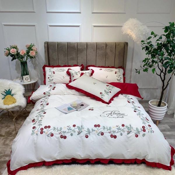 bedding sets home-2021-white and red embroidered egyptian cotton house de couette pillow cases set duvet cover
bedding sets home-2021-white and red embroidered egyptian cotton house de couette pillow cases set duvet cover