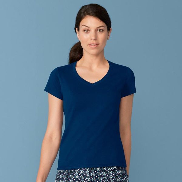 women's t-shirt mrmt 2021 brand t shirt pure cotton 100% v collar color short-sleeved women for female, White
women's t-shirt mrmt 2021 brand t shirt pure cotton 100% v collar color short-sleeved women for female, White