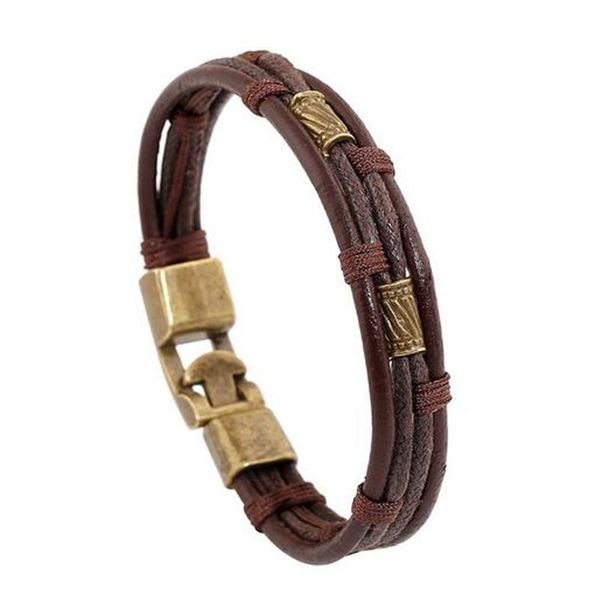 beaded, strands fashion retro multi-layer leather material bracelet casual sports hook chain men's and women's jewelry gift, Black
beaded, strands fashion retro multi-layer leather material bracelet casual sports hook chain men's and women's jewelry gift, Black