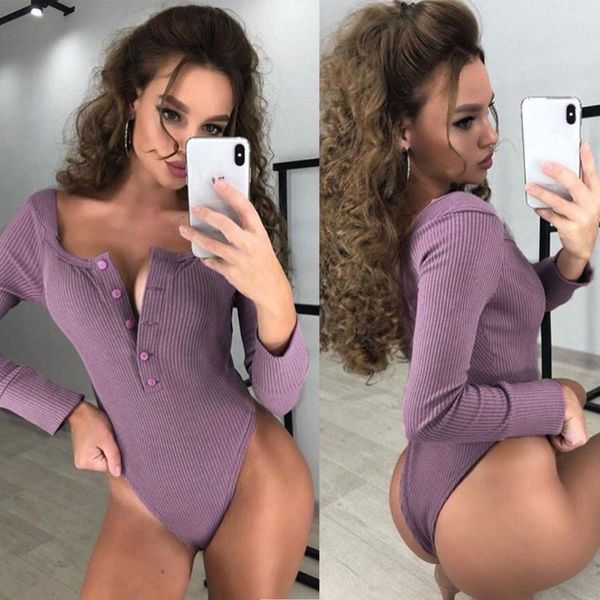 body mechanics clothing brand fashion est woman slim clubwear party long sleeve leotard bodysuit button clothes knitted stretch, Black
body mechanics clothing brand fashion est woman slim clubwear party long sleeve leotard bodysuit button clothes knitted stretch, Black