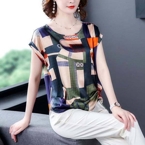 women's blouses & shirts coigarsam 4xl plus size print blouse women summer short sleeve blusas womens design and color 1328, White
women's blouses & shirts coigarsam 4xl plus size print blouse women summer short sleeve blusas womens design and color 1328, White