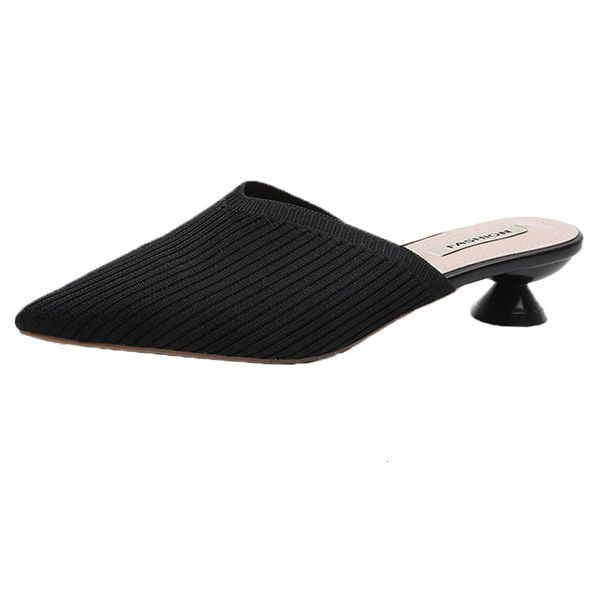 luxury dress shoes slipper wear spring knitted versatile bag head pointed fashion thin heel muller sho and high heels in 2021, Black
luxury dress shoes slipper wear spring knitted versatile bag head pointed fashion thin heel muller sho and high heels in 2021, Black