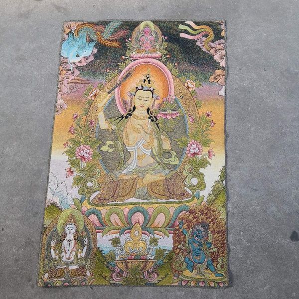 other arts and crafts tibetan buddha portrait manjushri bodhisattva brocade embroidery guanyin tangluo
other arts and crafts tibetan buddha portrait manjushri bodhisattva brocade embroidery guanyin tangluo
