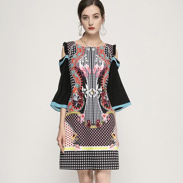 casual dresses rosyroozy 2021 fashion o-neck collar off the shulder print 3/4 sleeve mini dress spring summer women elegant robe vestidos, Black;gray
casual dresses rosyroozy 2021 fashion o-neck collar off the shulder print 3/4 sleeve mini dress spring summer women elegant robe vestidos, Black;gray